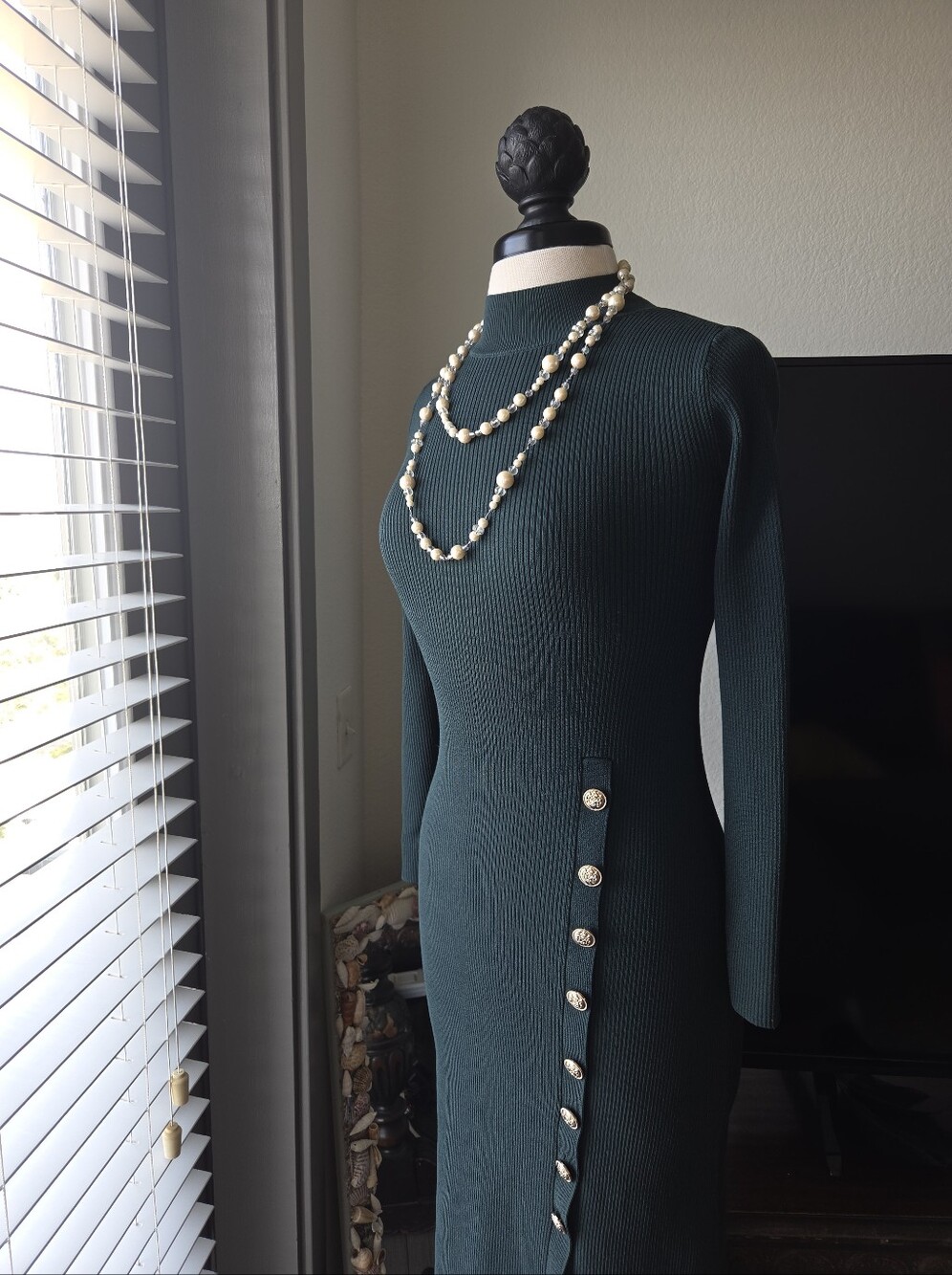 Ann Taylor Forest Green Dress